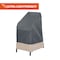 Modern Leisure Renaissance Stackable/High Back Bar Chair Cover, 27 in. L x 27 in. W x 49 in. H, Gray 3030 - alternate 1